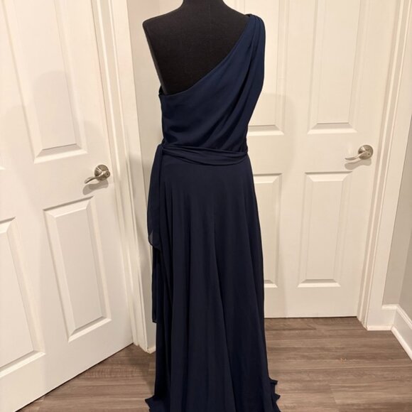 Amsale Navy Laurie Dress, Size 10 - Picture 5 of 7